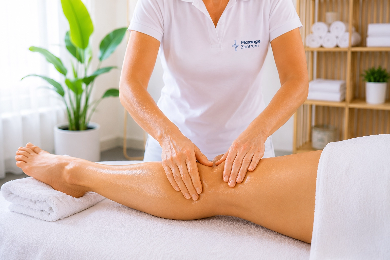 Lymphdrainage am Bein – Massage Zentrum Altstetten
