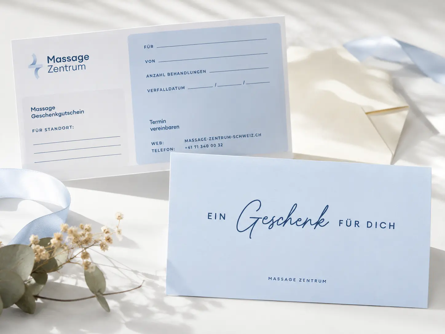 Massage-Gutschein für eine Behandlung im Massage Zentrum Altstetten